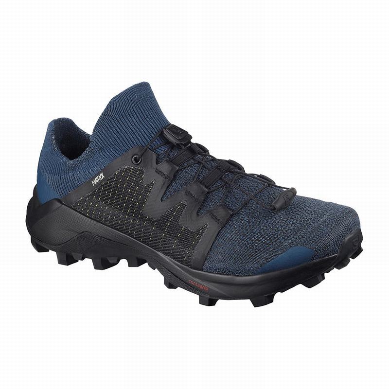 Salomon CROSS /PRO Zapatillas Trail Running Hombre - Azul Marino / Negras - Colombia (54826-DKUA)